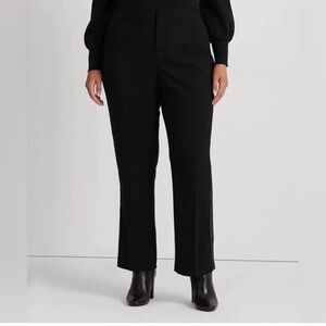 Lauren Ralph Lauren
Plus Size Tuxedo Stripe High-Rise Pants